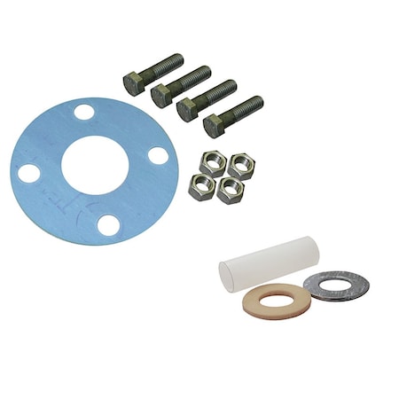 Jones Stephens 8in.Asbestos-Free Full Face Gasket Kit with Insulation Kit, 3/4in. x 3-1/2in. Bolt Size G54208